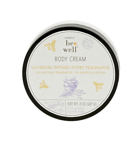 Simply Be Well Lavender Infused Honey 8 oz. Body Cream